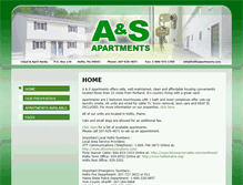 Tablet Screenshot of hollisapartments.com